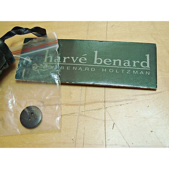 NEW Harve Benard Womens Genuine Leather Skirt Size 8 Black PL Polyester Lining - Picture 4 of 11